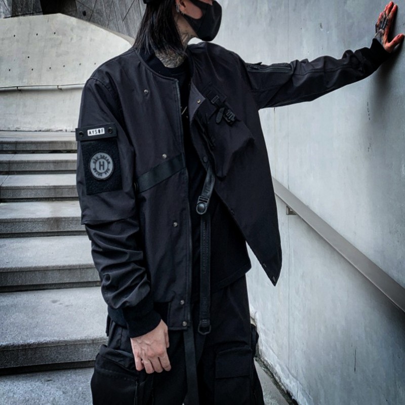 BMZS秋季暗黑系棒球夹克