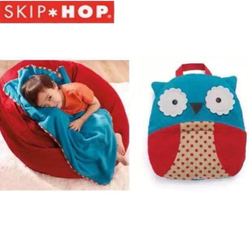 美国Skip Hop抱枕毯子二合一被子车用儿童加厚卡通折叠午睡枕头
