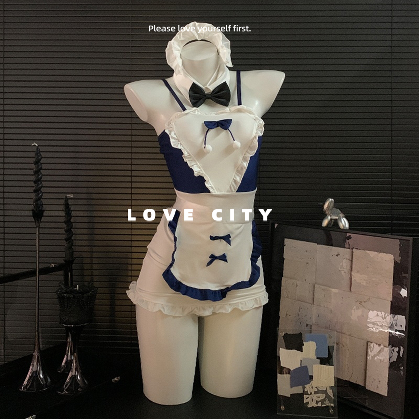 LOVECITY「甜蜜邀约」纯欲风日系少女仆小清新制服套装
