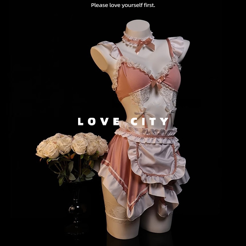 LOVECITY「蜜桃管家」性感cos纯欲女仆制服辣妹可爱甜美睡裙