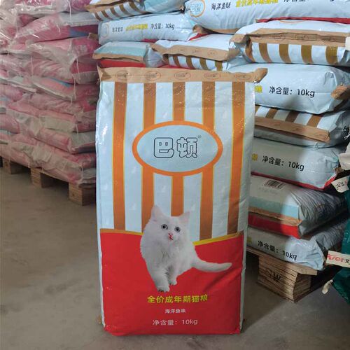 巴顿猫粮20斤 海洋鱼味全价成猫通用 海鱼猫主粮 流浪猫10kg - 封面