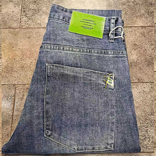 夏装靓仔装弹力修身显瘦牛仔长裤面料舒适透气薄款男装牛仔裤