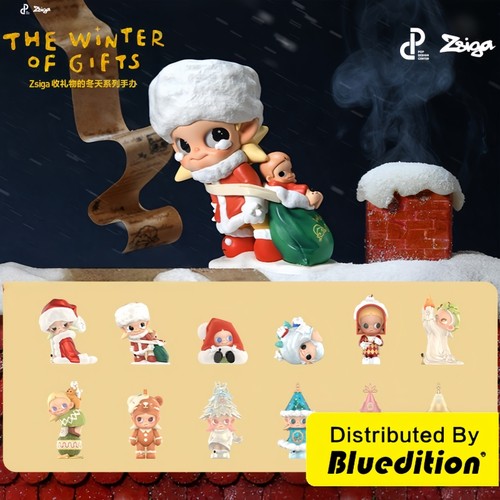 泡泡玛特Zsiga收礼物的冬天手办