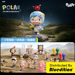POPMART泡泡玛特宝拉POLAR第三季怪物村系列手办盲盒玩具摆件礼物
