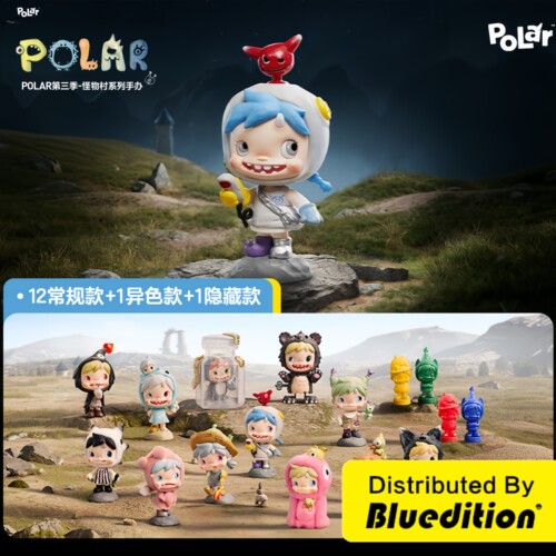 泡泡玛特POLAR第三季怪物村手办