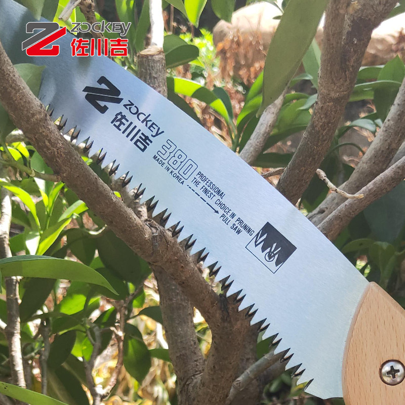 韩国佐川吉380K剪定锯园林园艺修枝锯果树竹子伐木锯三面锯齿木柄,农机/农具/农膜,其它农用工具,淘宝优惠券,粉丝福利购,淘宝优惠卷