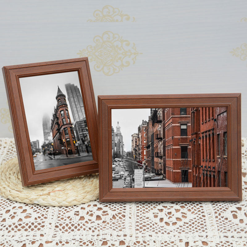 摆台7寸装饰画挂墙复古相框定制