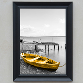 现代简约实木大相框挂墙30寸8K4K24寸a4A3装 裱画框外框架定制尺寸