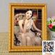 金色照片框5寸6寸7寸8寸12寸摆台相框 欧式 实木相框 画框挂墙定做