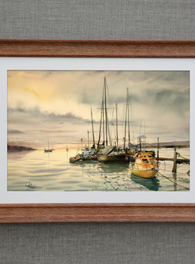 实木大画框16 20 24 30 36寸相框创意挂墙 A3A4简约现代装饰画框