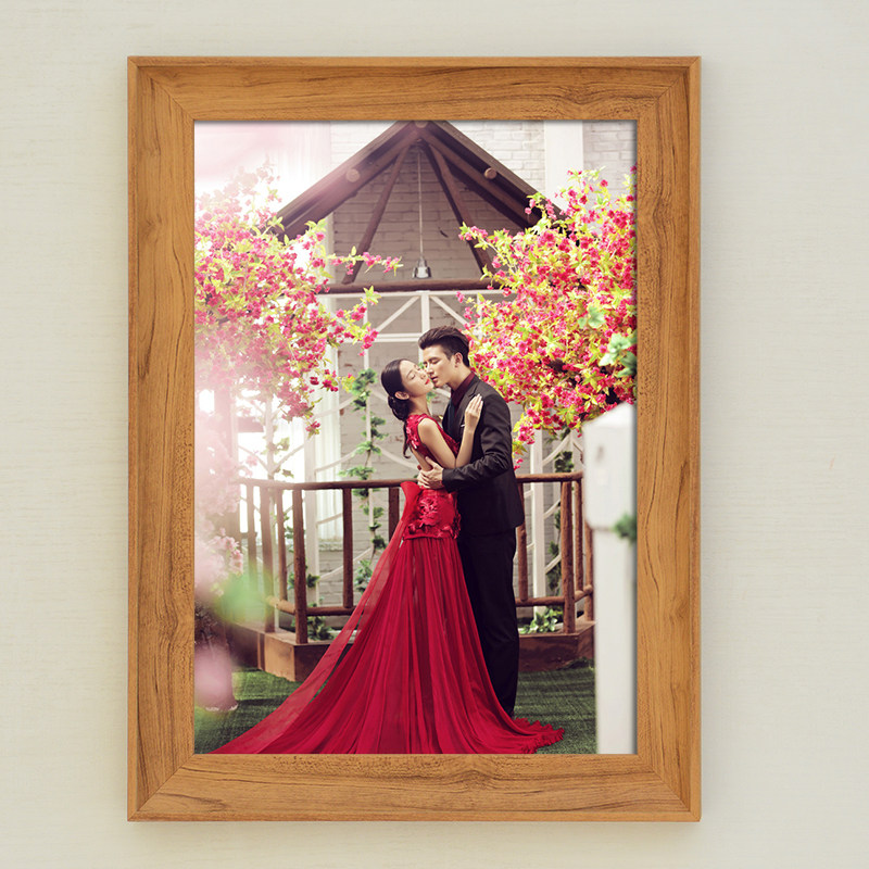 美式简约大相框挂墙画框12/16