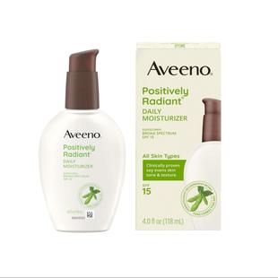 Aveeno Face Positively Daily Moisturizer Radiant 美国代购