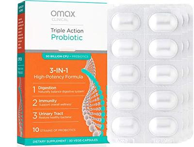 Omax Synbiotic Probiotic Prebiotic Inulin Chicory Root Fiber