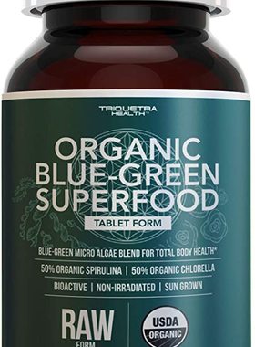 Organic Spirulina & Chlorella Tablets – 4 Organic Certifica