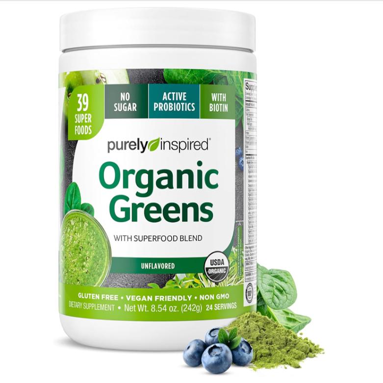 Purely Inspired Organic Super Greens Powder with Superfoods