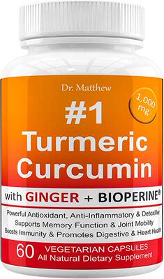 美国代购Best Turmeric Curcumin with BioPerine Black Pepper a