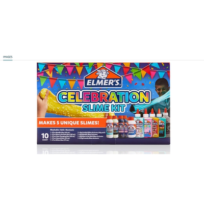 美国代购Elmer's Celebration Slime Kit, Complete Slime Suppli