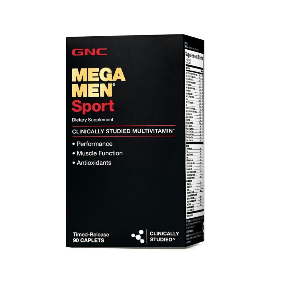美国代购GNC Mega Men Sport Multivitamin for Men, 90 Count
