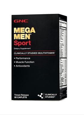 美国代购GNC Mega Men Sport Multivitamin for Men, 90 Count