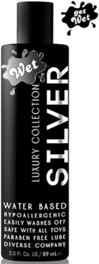 美国代购Wet Silver Water Based Lube 3 Ounce Premium Personal