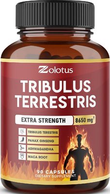 Tribulus Terrestris, 8650mg Per Capsule, High Potenc