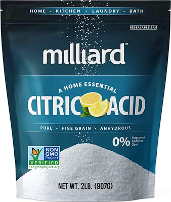 美国代购Milliard Citric Acid 2 Pound - 100% Pure Food Grade