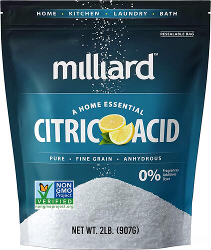 美国代购Milliard Citric Acid 2 Pound - 100% Pure Food Grade