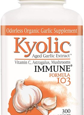 美国代购Kyolic Aged Garlic Extract Formula 103 Immune Formul
