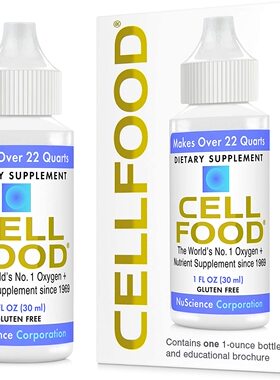美国代购Cellfood Liquid Concentrate, 1 fl oz - Oxygen + Nutr