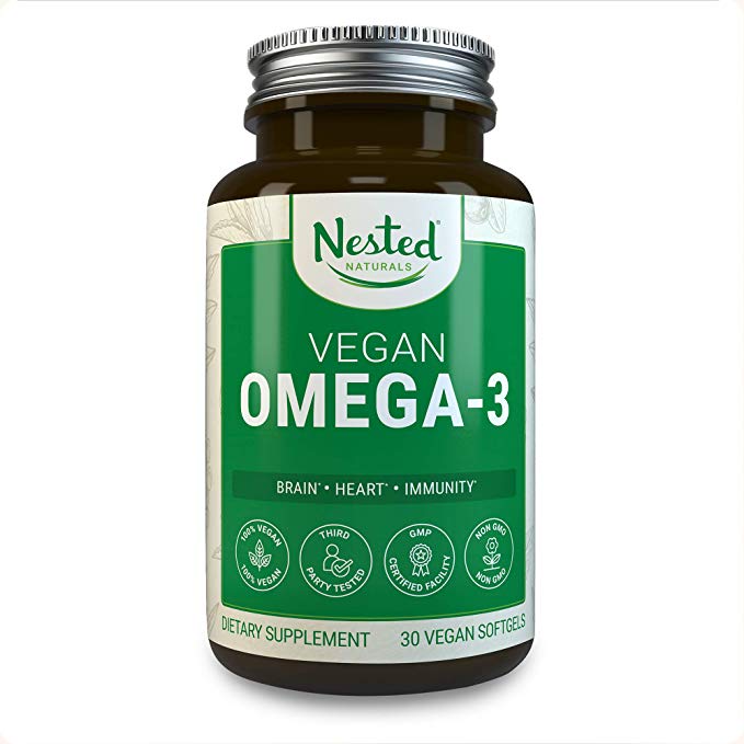 Vegan Omega 3 – Better Than Fish Oil | Improved Formula | 3