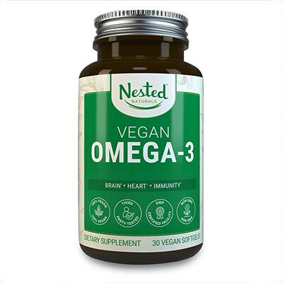 Vegan Omega 3 – Better Than Fish Oil | Improved Formula | 3