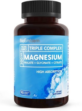 美国代购BioEmblem Triple Magnesium Complex | 300mg of Magnes