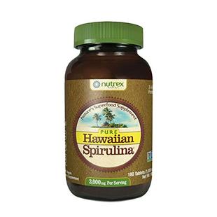 1000mg tablets 180 Pure – Spirulina count Boosts Hawaiian