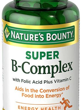 美国代购Super B Complex with Vitamin C & Folic Acid, Immune
