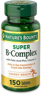 美国代购Super B Complex with Vitamin C & Folic Acid, Immune