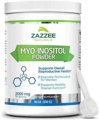 Zazzee Myo-Inositol Powder, 255 Servings, 18 Ounces (510 g)
