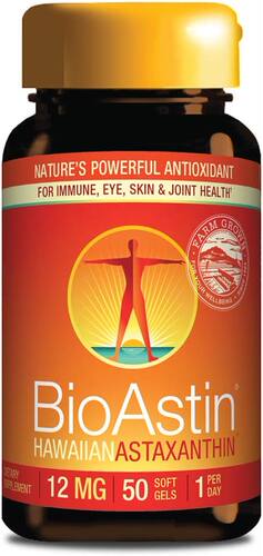 美国代购BioAstin Hawaiian Astaxanthin 12mg, 50 Count - Hawa
