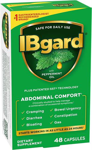 美国代购IBgard Gut Health Supplement, Peppermint Oil Capsule