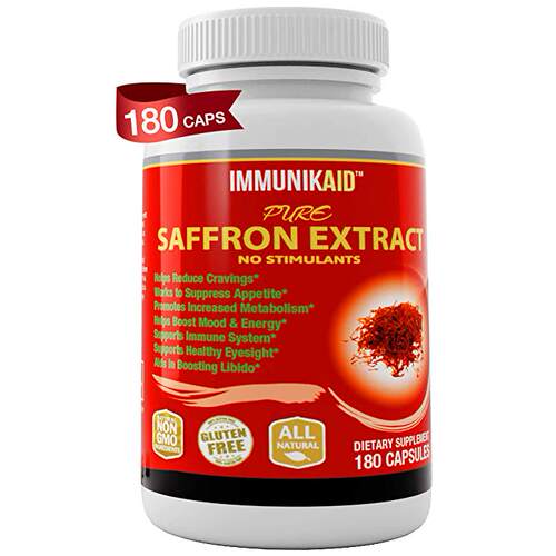 Pure Saffron Supplement Appetite Suppressant-180 Powerful Go