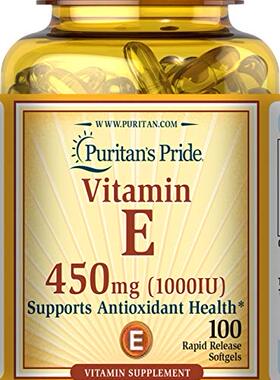 Puritan's Pride Vitamin E 1000 IU Soft Gels,100 coun