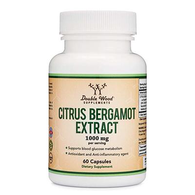 Citrus Bergamot Capsules 1,000 mg per Serving (Patented Berg