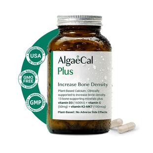 美国代购ALGAECAL Plus - Organic Red Algae Calcium Supplement