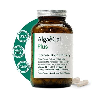 美国代购ALGAECAL Plus - Organic Red Algae Calcium Supplement