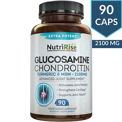 Glucosamine Chondroitin MSM Turmeric 2100mg - 3X Triple Stre