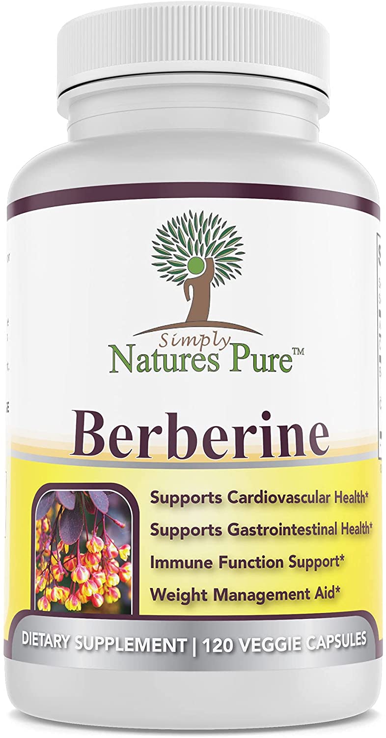 Premium Berberine HCl 500mg - 120 Capsules - Cardiov