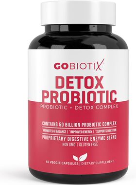 美国代购GOBIOTIX Detox Probiotic Supplement with Digestive E