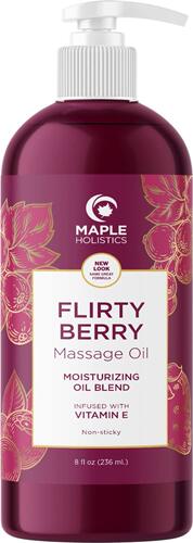 Berry Scented Sensual Massage Oil - Alluring Couples
