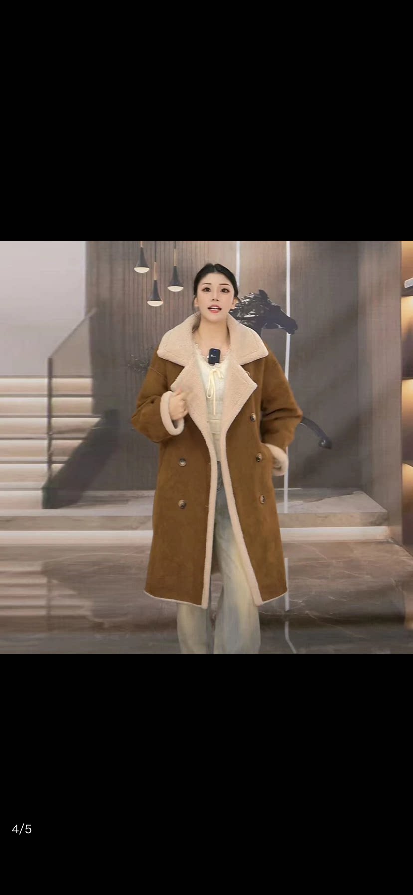 2025新款皮毛一体外套女士长皮草
