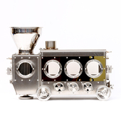 福克斯大叔原创蒸汽火车L户外露营帐篷颗粒取暖炉柴火炉家用室内