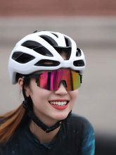 Cinalli奇纳利 自行车变色骑行眼镜男女户外跑步防风太阳镜配近视